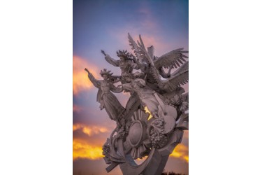 Faith. Hope. Love sculpture monument